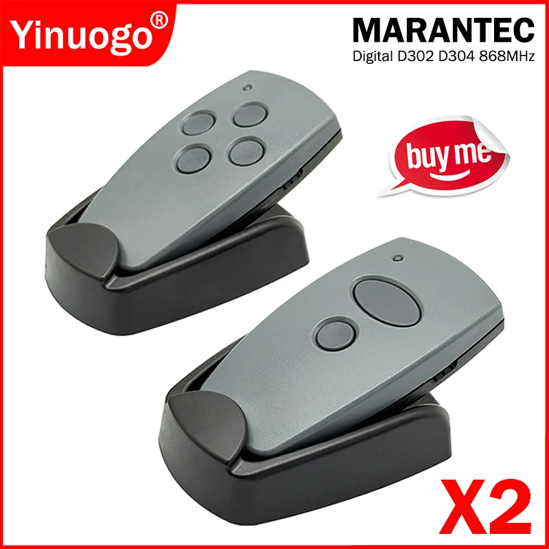 

MARANTEC Digital 302 304 382 384 313 321 323 868MHz Garage Door Remote Control 868.3MHz Gate Opener Duplicator Hand Transmitter