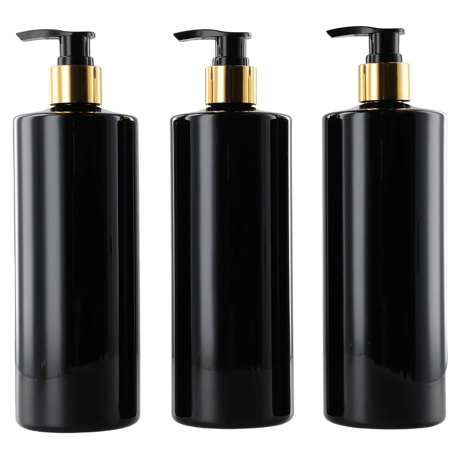 3PCS 500ml PET Empty Refillable Shampoo Lotion Bottles With Pump Dispensers For Gel Soap Dispenser Shampoo Bathroom Hotel Liquid