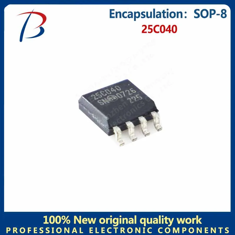 Soop-8 ذاكرة قابلة للبرمجة قابلة للبرمجة ، ذاكرة مقاومة ، sp-8 ، 25C040 ، 5 led