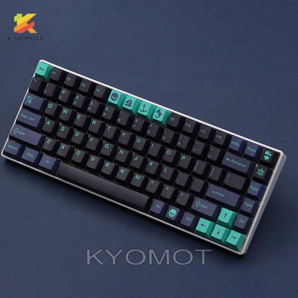 Teclado mecánico KYOMOT GMK Hammerhead, teclas PBT Dye Sub de 148 teclas, perfil de cereza para interruptor MX, diseño DIY, IKBC Filco