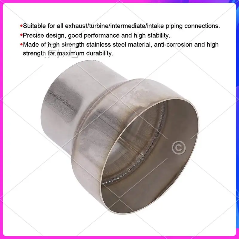 

NEW-Piping Exhaust Reducer, 3 Inch To 4 Inch Turbo/Exhaust Reducer Adapter Pipe Stainless Steel Universal For Car Auto Truck
