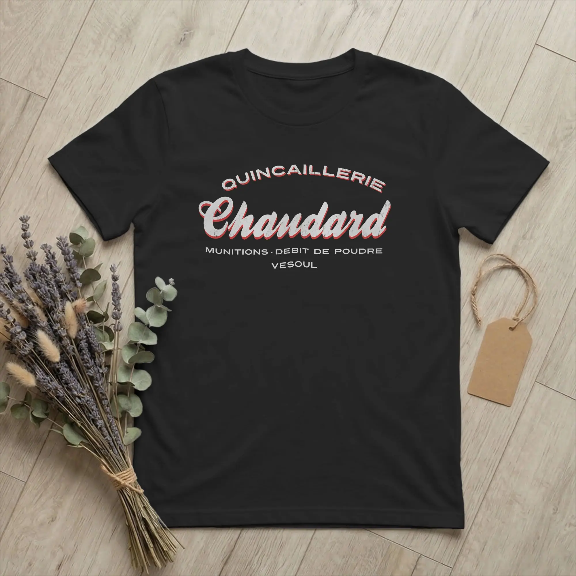 Quincaillerie Chaudard Vesoul T Shirts Men 100% Cotton Casual T-Shirts Round Collar Humor French Film Tees Short Sleeve Clothes