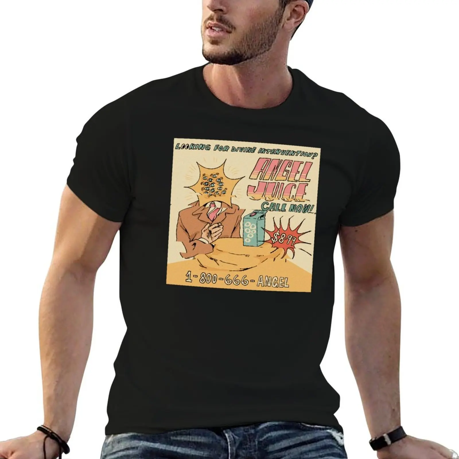 

Angel infomercial T-Shirt anime t shirts for man cotton t shirts high quality T-Shirt