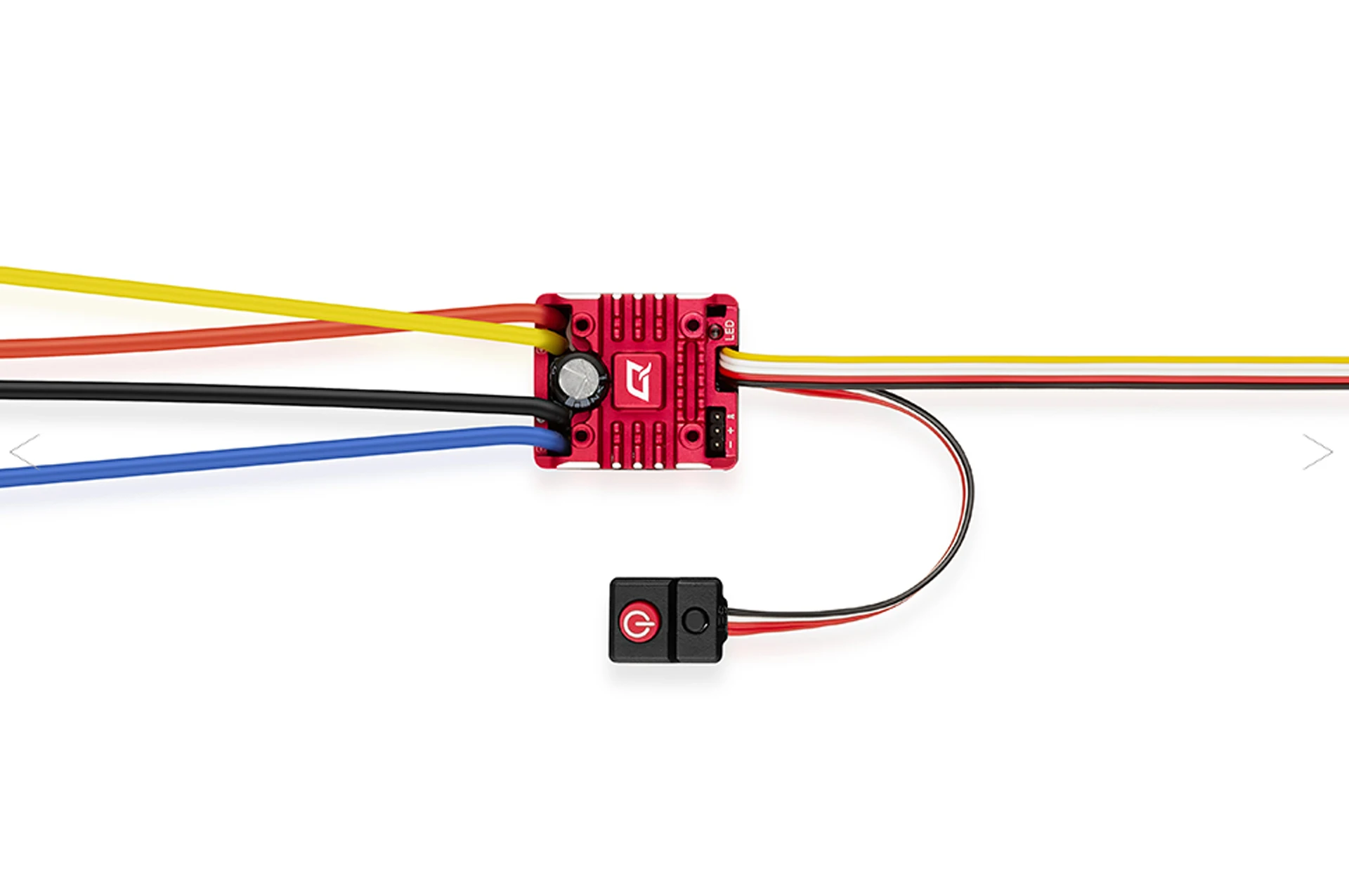 New HobbyWing WP 1080 G2 waterproof ESC is applicable to 1:10 TRX-4 90046 SCX10 RC Radio-controlled car upgrading power