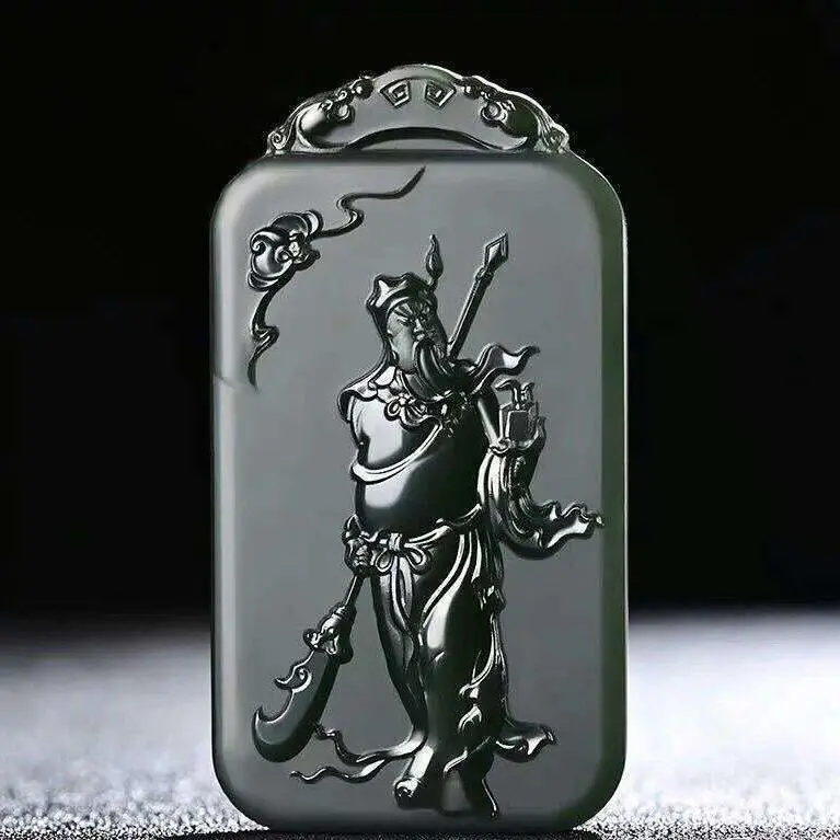 

Sapphire Tower Qingguan Gong Hanging Jade Pendant Guan Yu Jade Brand
