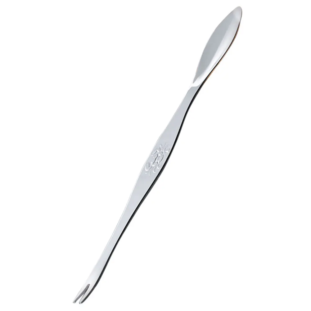 

Crab Fork Stainless Steel Seafood Tools Smooth Non-Slip Handle for Crab Lobster Nut Shell Peeling Eating Tools