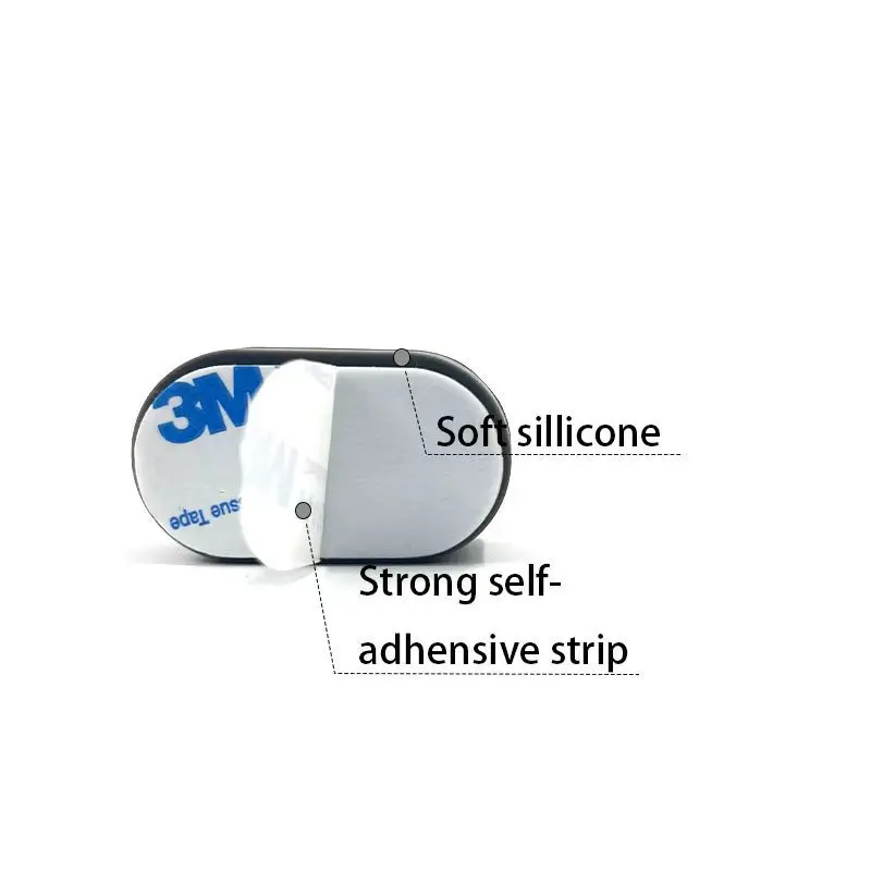 Toilet Lid Gasket, Toilet Seat Ring Cover Plate, Accessories, Cushioning, Anti-collision, Height-increasing, Silent Rubber Pad