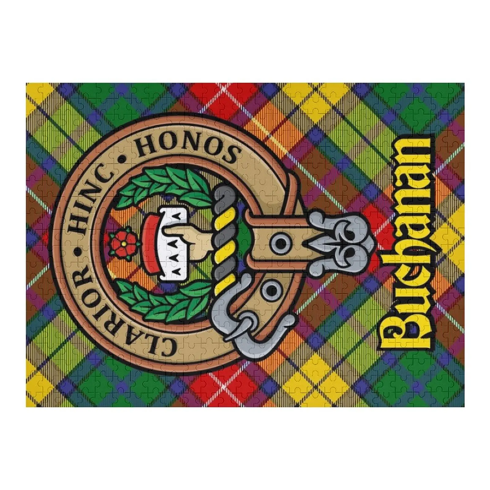 

Clan Buchanan Crest Jigsaw Puzzle Wooden Name Toddler Toys Novel Toys For Children 2022 Jigsaw For Kids Puzzle