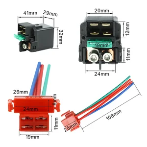 Solenoid -Startrelais für Honda, Honda Shadow 750, 600, CBR600, F2, F3, CBR 900, 929, CB750, CB900, CBR900, CBR1000, GL1500, VFR 800, 750, VT600 10 Hauptverkaufszündung Honda - №8