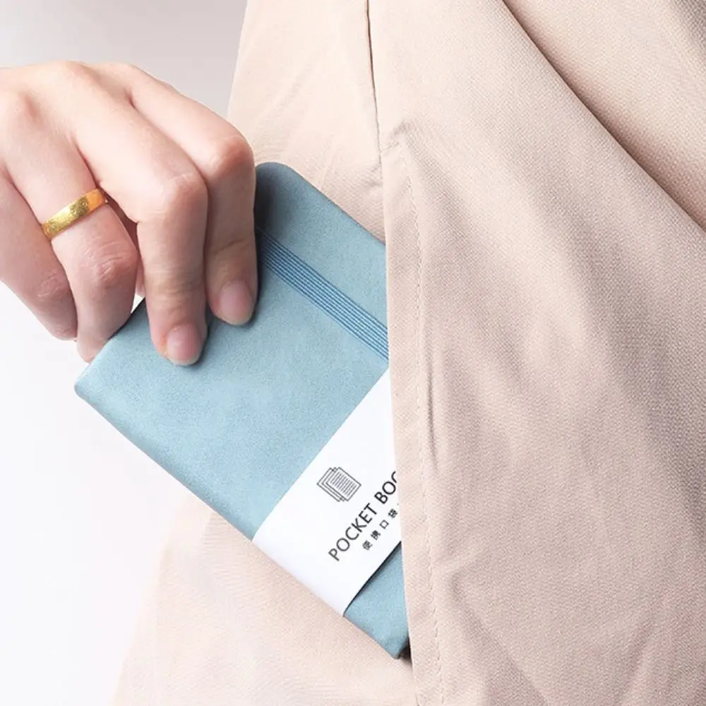 Sketchbook A6/A7 A6/A7 Pocket Notepad Portable with Elastic Band Portable Mini Notebook Thickening Simple Style Agenda Organizer