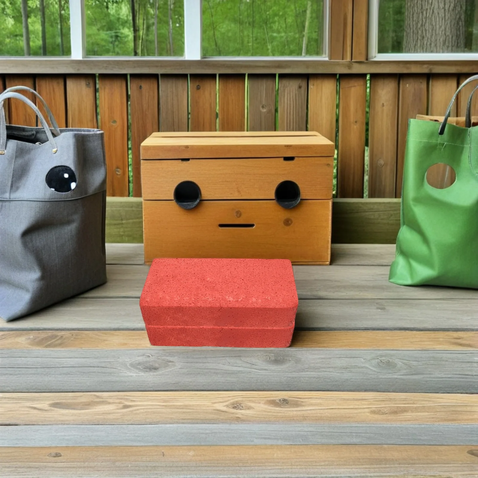 

6Pcs Fake Brick Foam Movie Props for Film Stage Brick Magician Tool Construction Play Set Lightweight Simulation Building Block