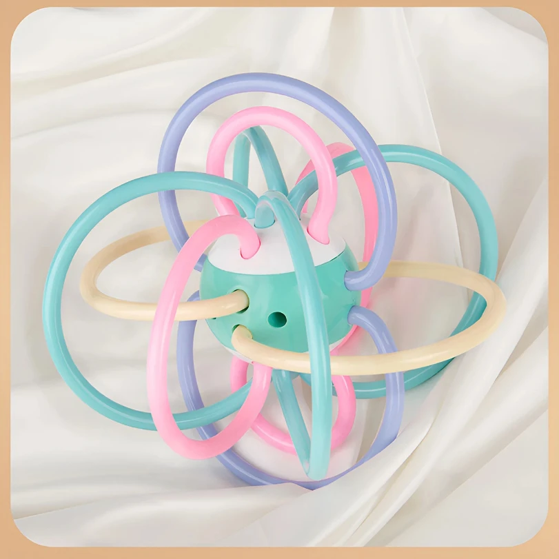 Gryzak dla niemowląt Morandi Manhattan Hand Grab Ball