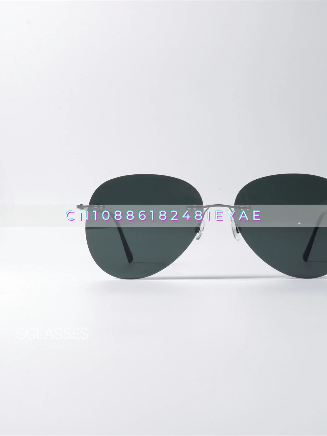 Ultralekkie okulary przeciwsłoneczne bez oprawek Pilot z polaryzacją UV400 Ochrona UV Minimalistyczne okulary przeciwsłoneczne Toad