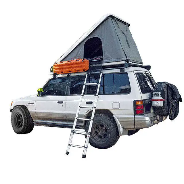 

Alu-cab Straight Hydraulic Pressure Pop Up Camping 2 Person Automatic Suv Truck Rooftop Tents Aluminum Hard Cover Car Roof Tent