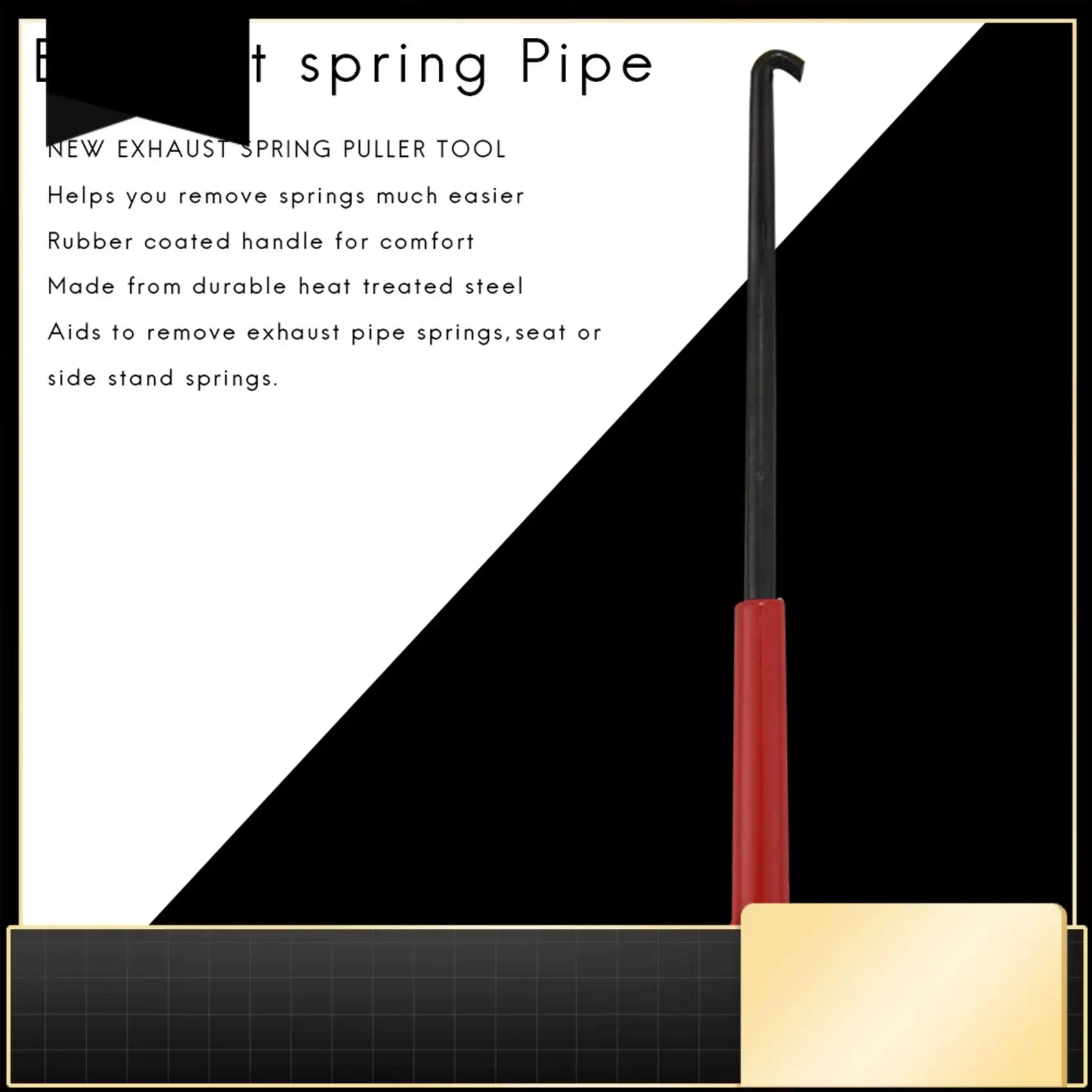 

Инструмент для съемника крюка выхлопной пружины, Т-образная ручка, велосипед для грязи Mx Atv, мотоцикл-N37R