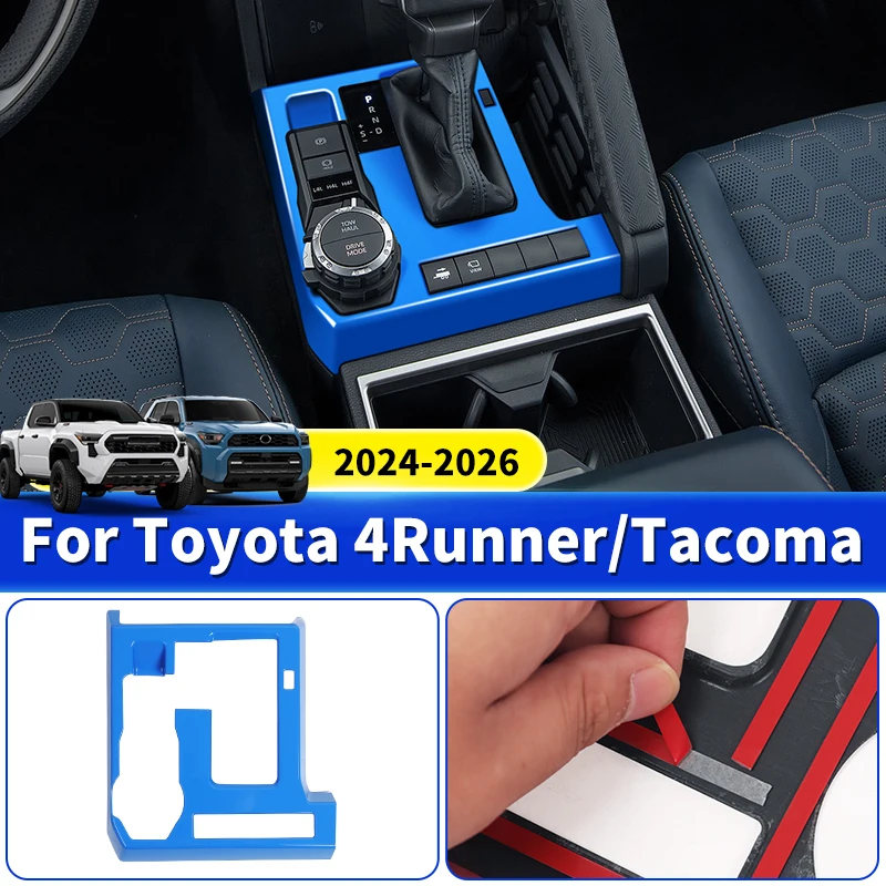 

For Toyota 2024-2026 2025 4Runner N500 Tacoma Central Control Panel ABS Material Precise Fit Interior Protection Accessories