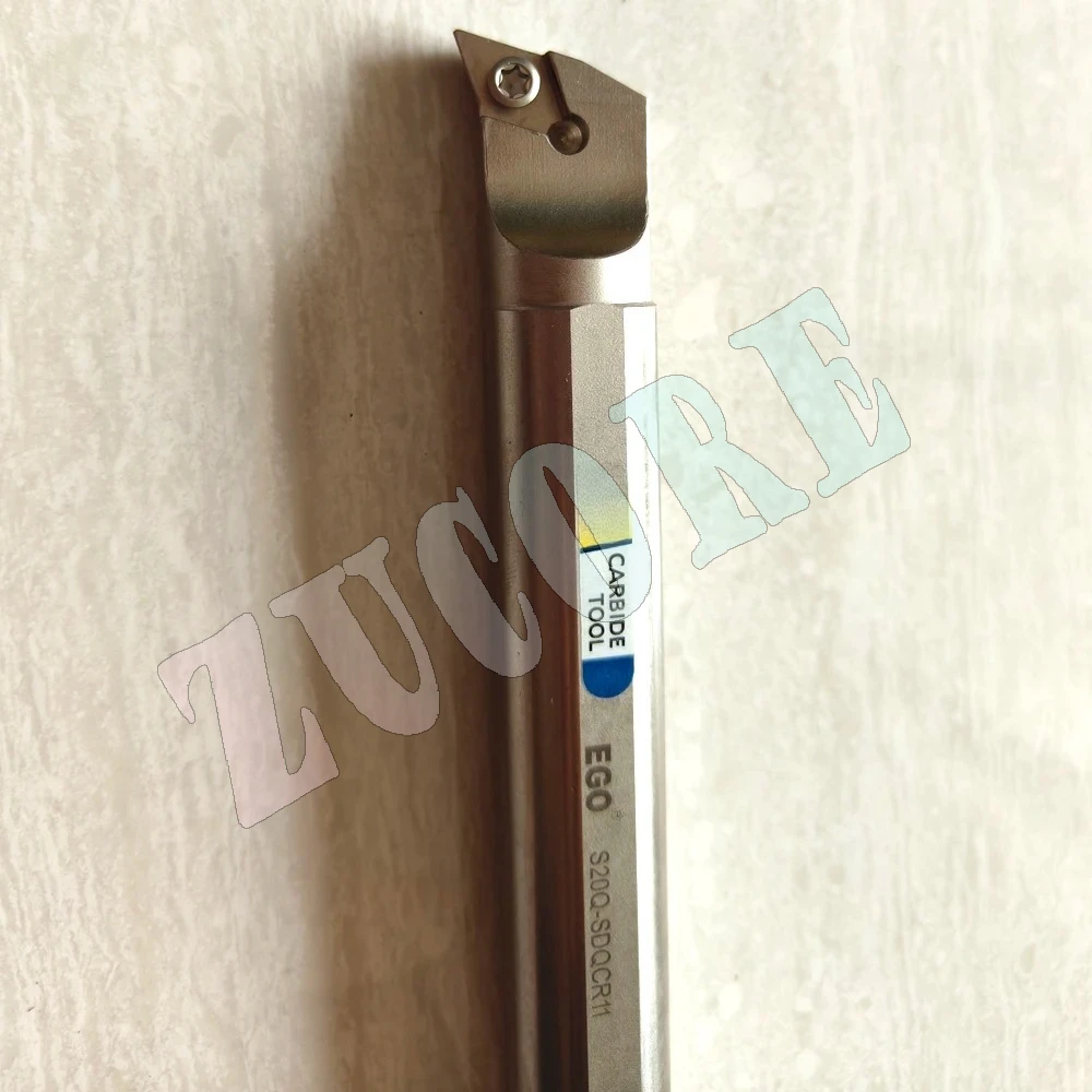 EGO المضادة للاهتزاز الصلب بار S16N/M-SDQCR11 S20Q-SDQCR11 أدوات مخرطة معدنية القاطع أربور حامل المسمار ل تيار مستمر ** 11T3 * حامل السكاكين
