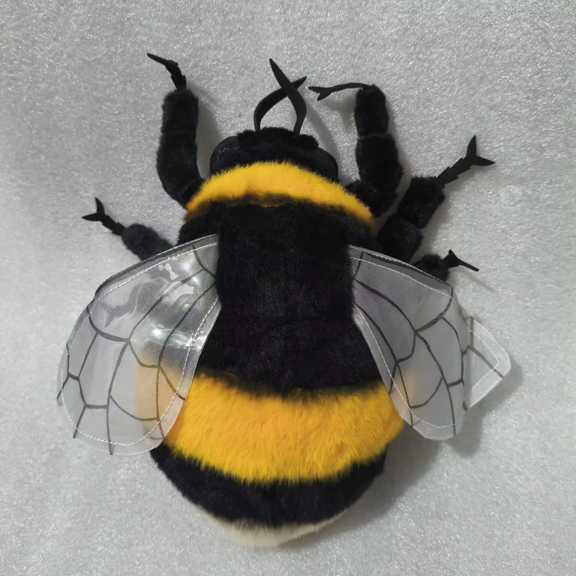 

Simulated Animal Worker Bee Insect Honey Wasp Hornet Forest Wild Nature Zoo Model Plush Toy Stuffed Doll Girl Boy Friend Gift