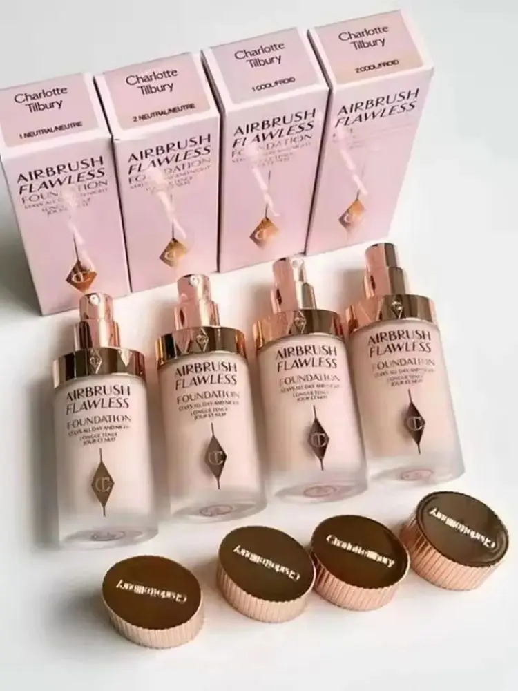 Charlotte Tilbury Puder-Rouge Air Cushion Pen Flüssiges Foundation Concealer Highlighter Flüssiger Konturenstift Wasserfestes Make-up