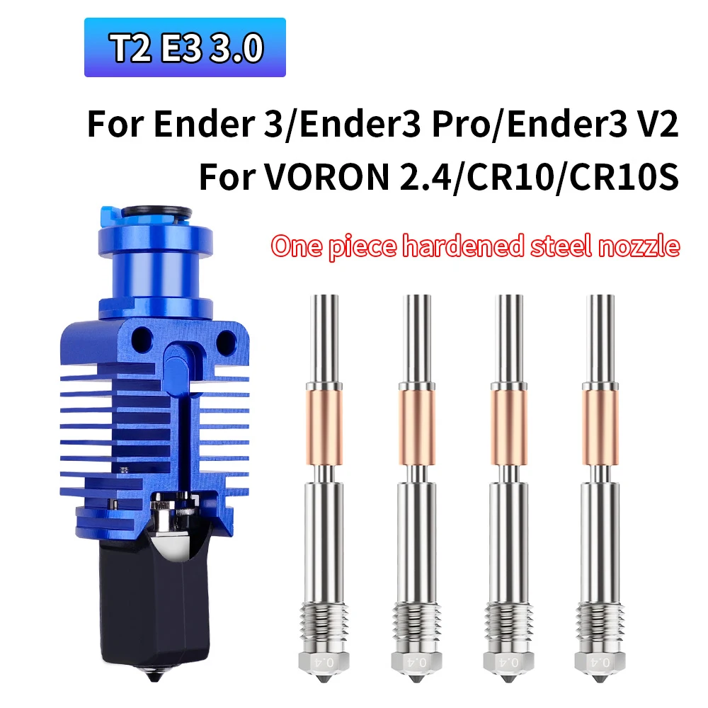 

NEW Upgrade Hotend Kit High Speed Print Head Fast Printing For Ender 3/CR10/VORON 2.4 Hi-End Extruder J-head for Ender 3 V2 CR10