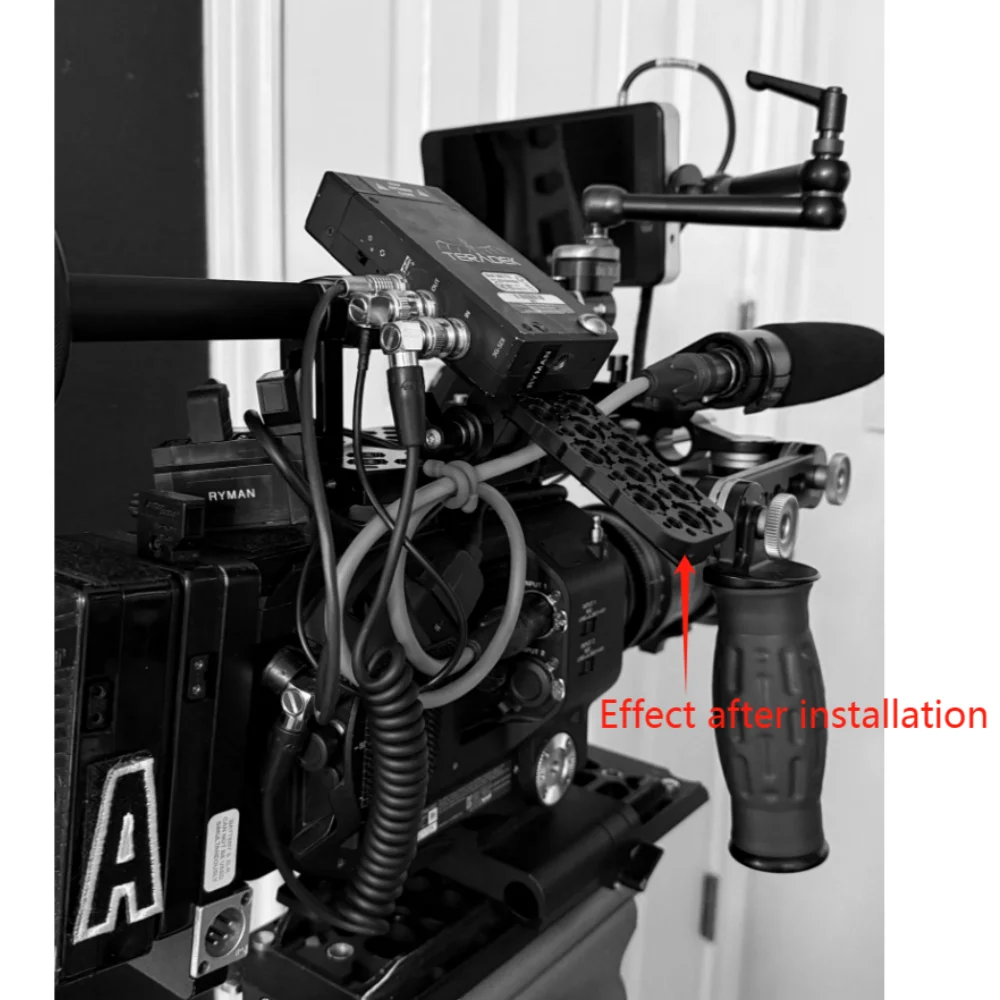 KUANJIE L146 ARRI Scharniermontageplatte AMP-1 Käseplatte, poröse Platte, verstellbare Käsemontageplatte – Detail 2