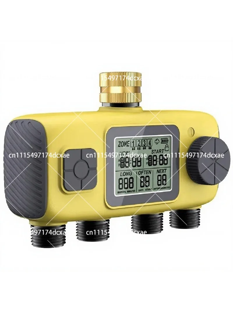 Waterproof Garden Watering Timer, Automatic Irrigation Controller with Smart Timing for Plant Care