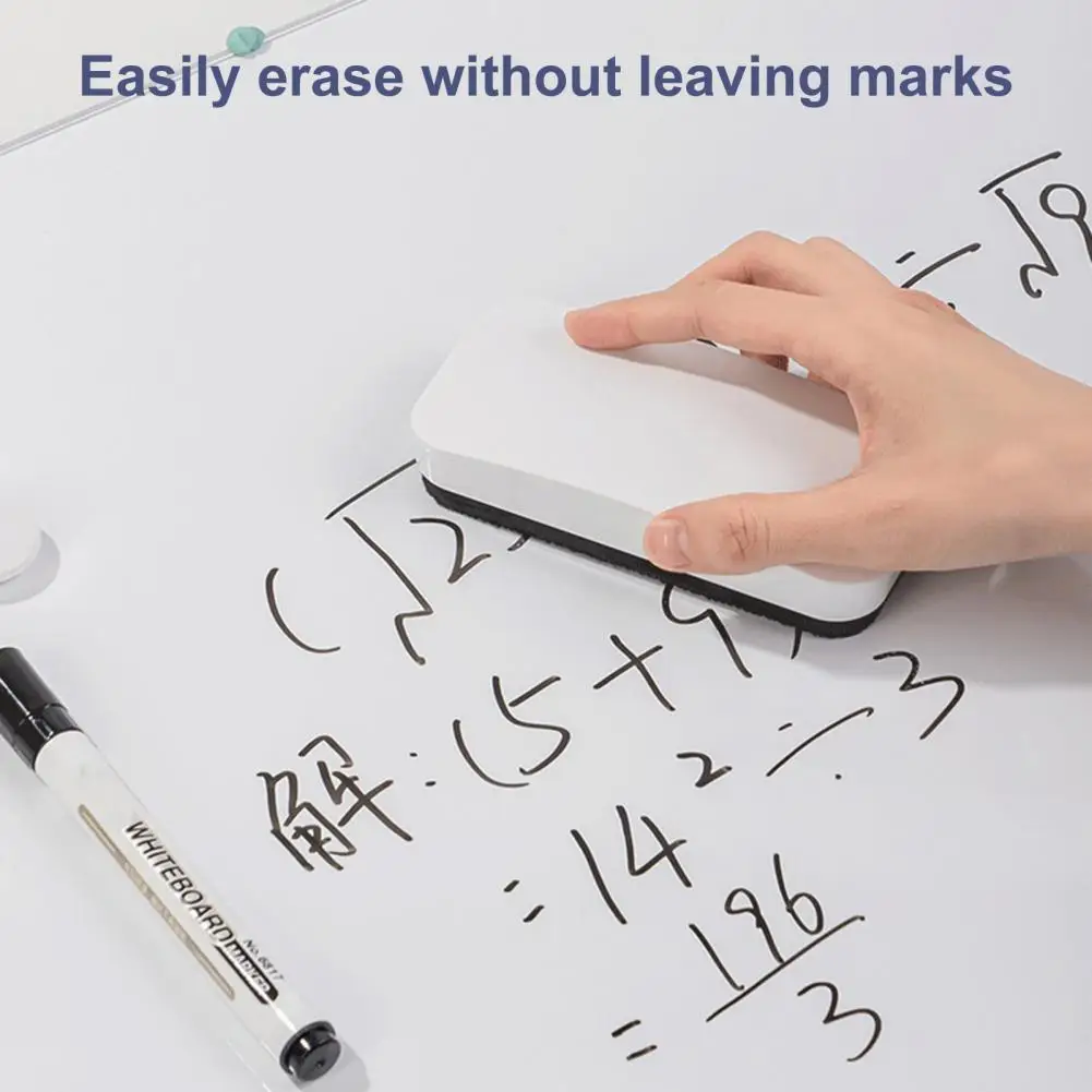 

Useful Blackboard Eraser Easy Use Blackboard Brush Labor-saving Dust-Free Blackboard Marker Pen Erase Cleaner Wipe Clean