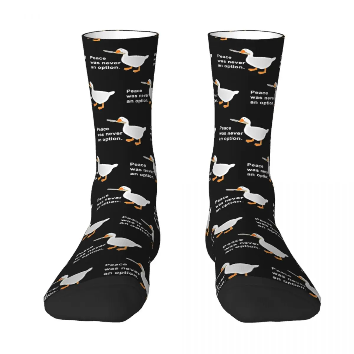 

Peace Untitled Goose Honk Game Socks Male Mens Women Spring Stockings Printed