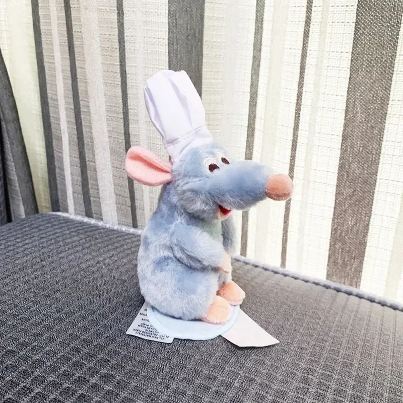 15cm Chef Remy Magnetic Plush Doll Ratatouille Anime Plush Toys Kawaii Shoulder Plushie Doll Stuff Toy Decoration Kid Toy Gift