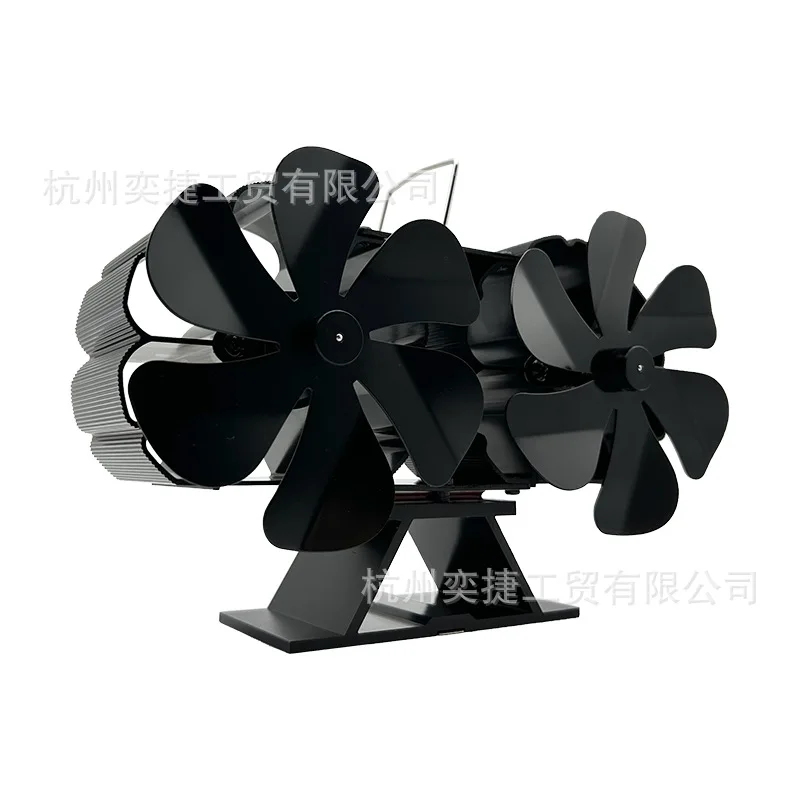 FG9021-12 11cm/4.33in 12 Leaves Hot-selling Thermal Energy Fireplace Fan High Air Volume and High Speed Furnace Fan