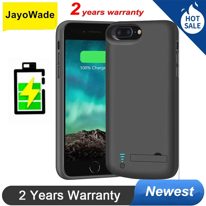 JayoWade 10000Mah Battery Case For Iphone 8 Plus 7 Plus 6 6s Plus Phone Cover Power Bank 5.5 Inch Battery Charger Cases