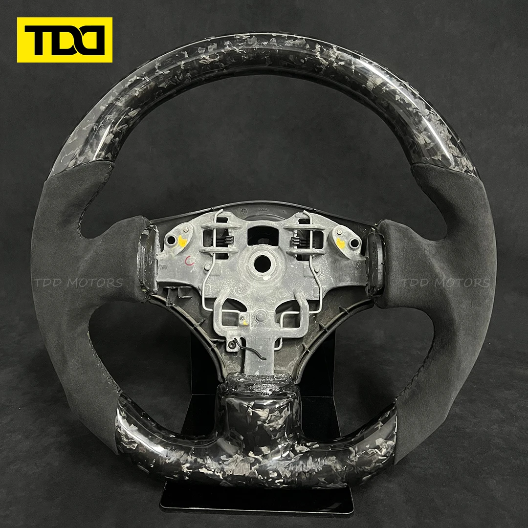 

TDD 100% Carbon Fiber Steering Wheel Fit For Peugeot 4008 408 508 5008 301 307 3008 308 206 2008 208 260 LED Steering Wheel