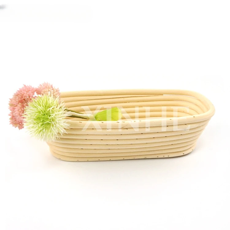 

Square Mouth Bread Basket Indonesian Vine Bread Storage Basket Customizable Vine Fermentation Basket