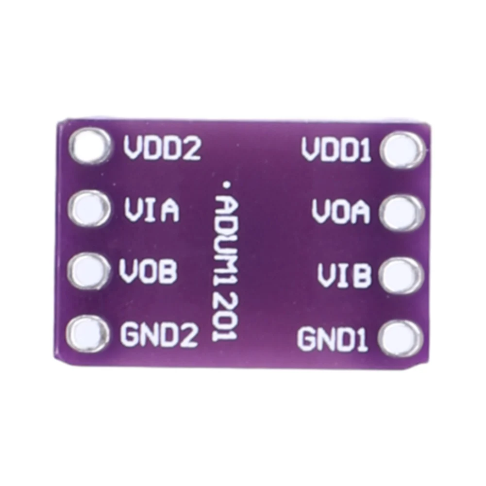 ADUM1201 Digital Magnetic Isolator SPI Interface Dual Channel Serial Magnetic Isolator Module Small Replace Optocouplers for DIY