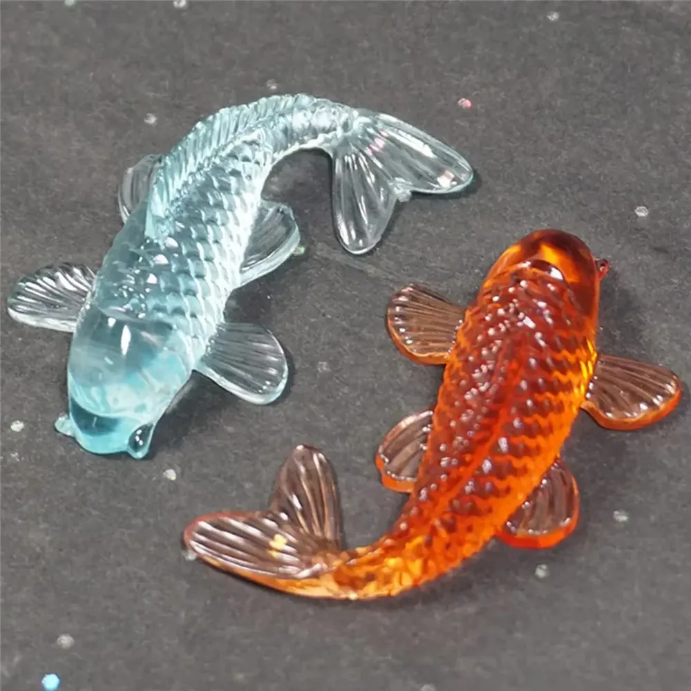 Silicone Resin Koi Fish Moulds DIY Pendant Goldfish Mold Fish Tail Jewelry for Making Jewelry, Pendant Charms, Fondant Cake Deco view 4