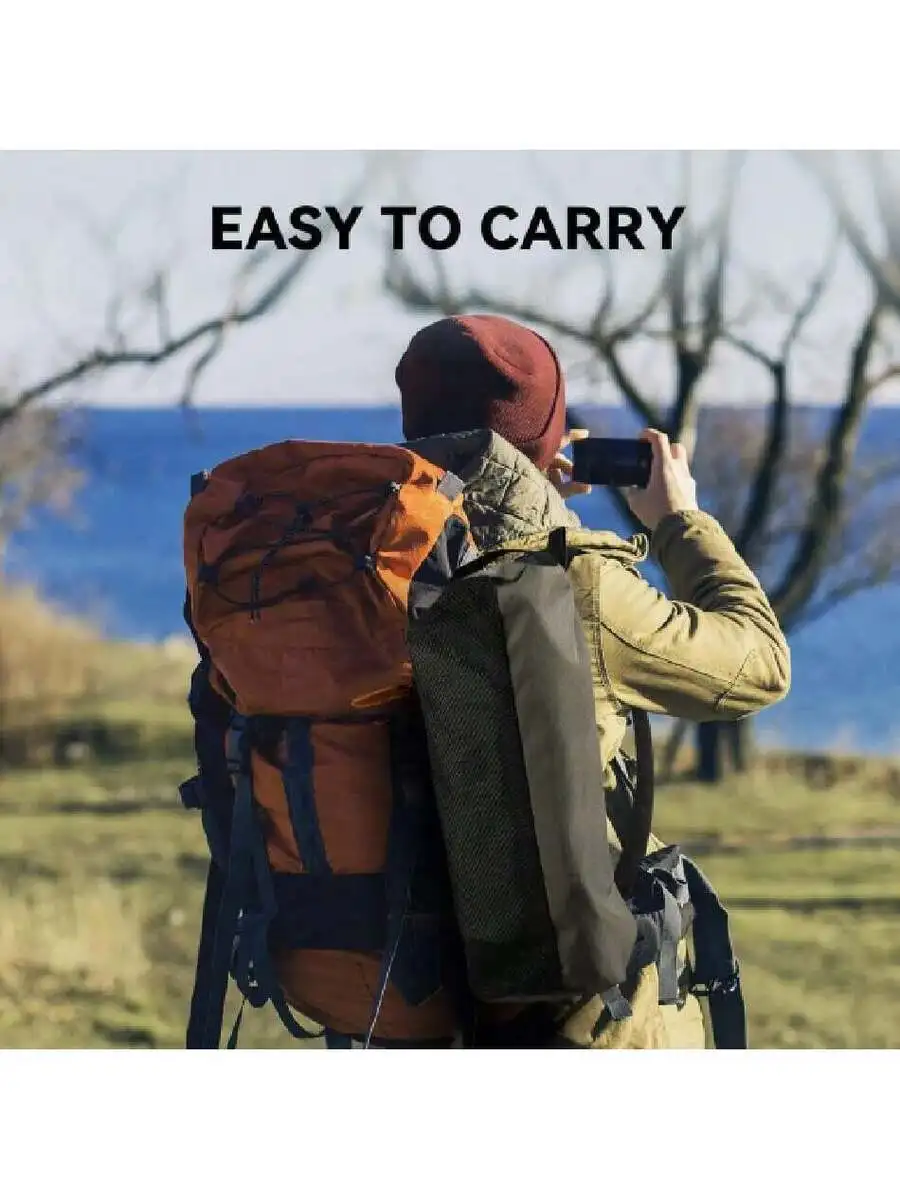 

Portable Folding Camping Chair With Carry Bag For Hiking Outdoor Travel Beach