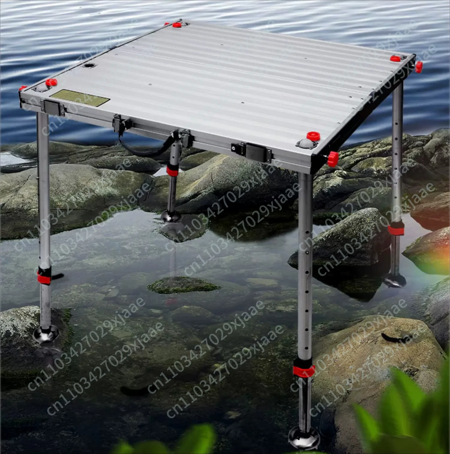 New lifting fishing platform deep water clearance aviation aluminum alloy ultra-light fishing platform