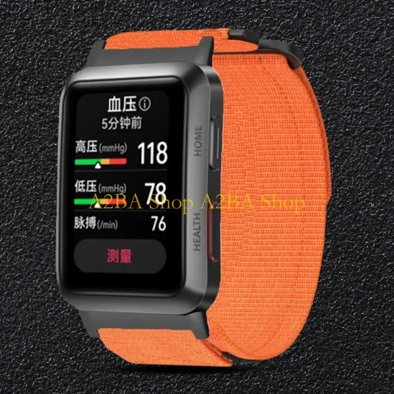 

A2BA Nylon Watch Band Adjustable Strap Easy Adjusting Design for Watch D Smartwatches