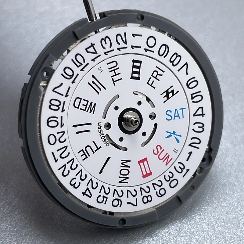 NH36 حركة ميكانيكية أوتوماتيكية عالية الدقة تقويم أبيض 24 جواهر تاريخ الساعة 3 قطع غيار ملحقات الساعة #4