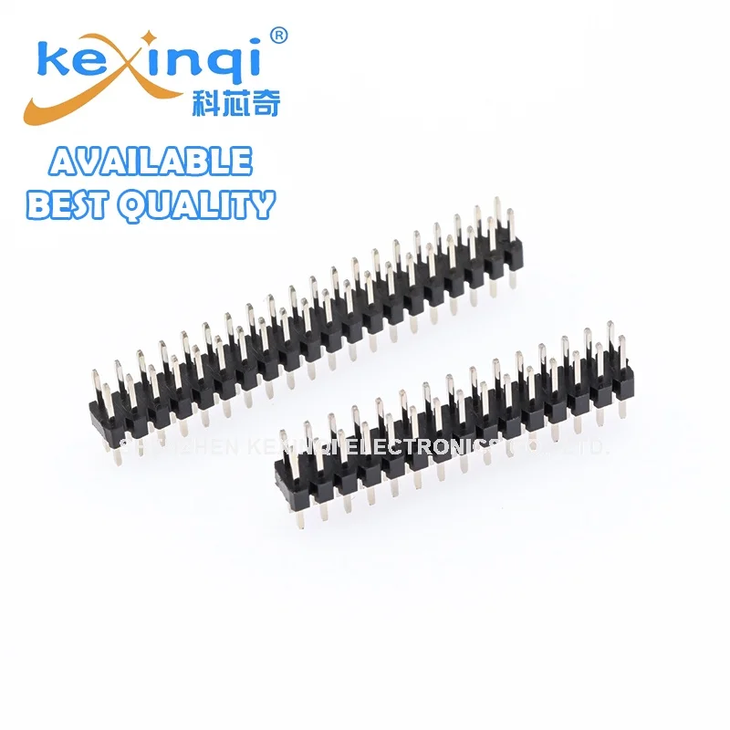 50PCS 2MM Double 2.0mm PCB Board Pin Header Connectors Socket 2*2PP 3P 4P 5P 6P 7P 8P 10P 20P 40P