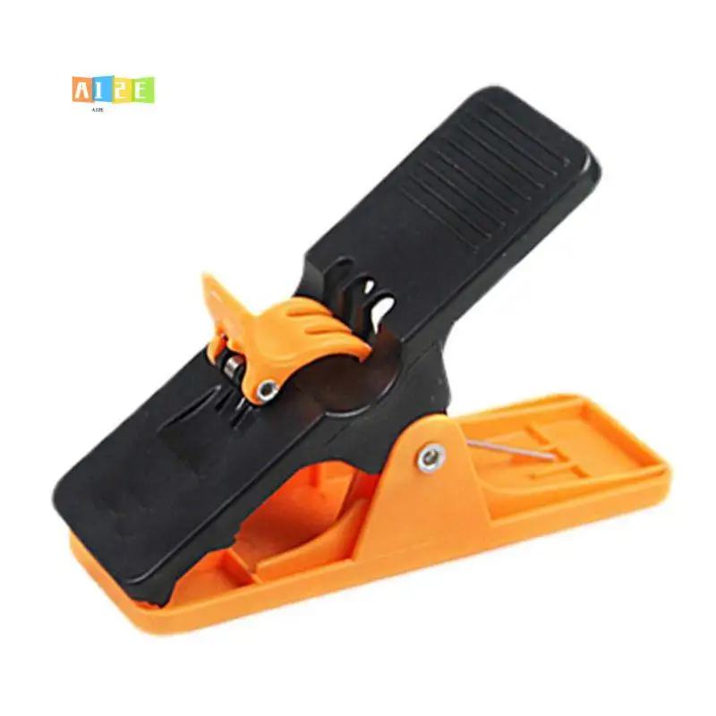 

A12E-Golf Cigars Clip Cigar Holder Golf Clamp Golfing Cart Clip Golfer Trainer Holder Removable Golfing Clip Training Clamp