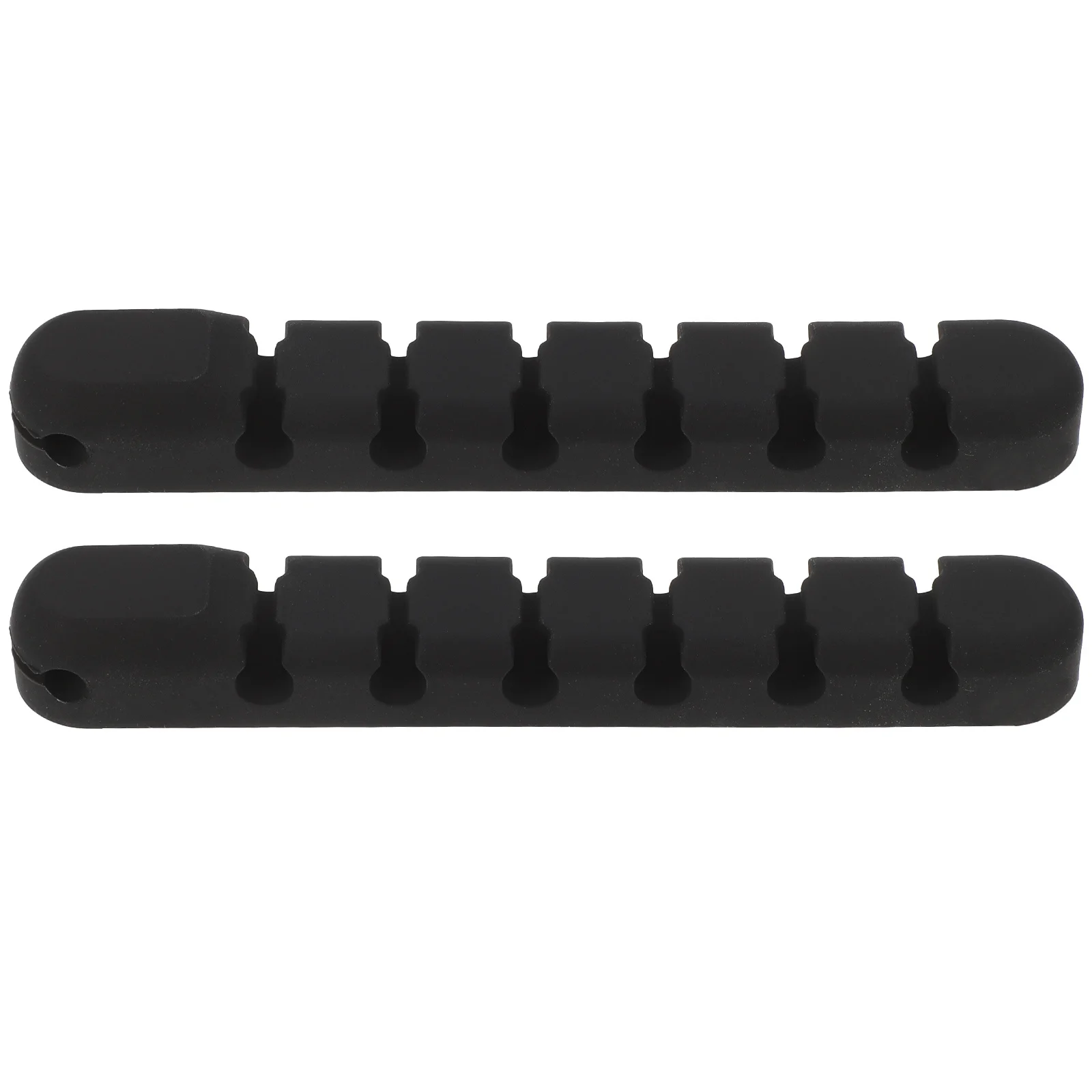 

2pcs Organizer Adhesive Keeper Desktop Wire Management Self-Adhesive Cord Clips Headphone Cable Holder Electric Cord Organizer