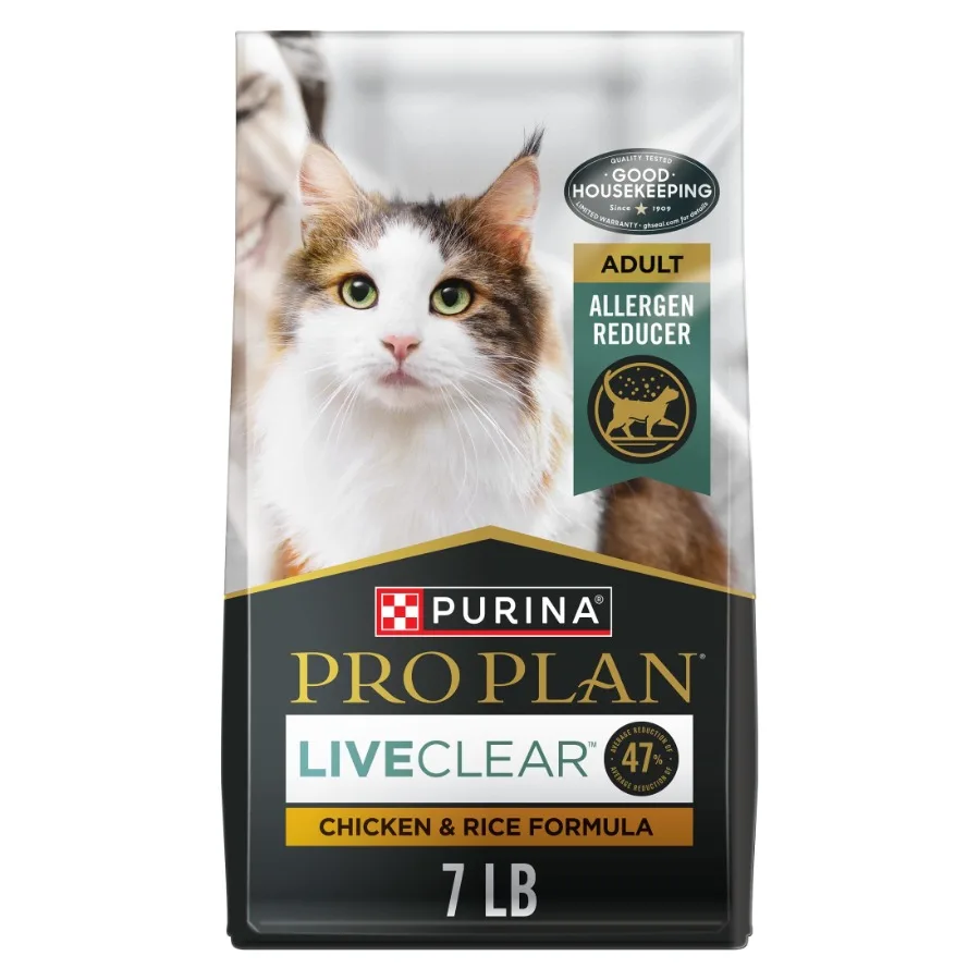 

Аллергеноредуцирующий высокобелковый корм для кошек LIVECLEAR с курицей и рисом, 7 фунтов. Сумка