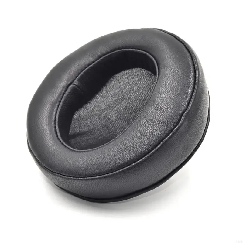 Black Replacement Ear Pads for HD681 HD668B HD672 Headphones, Oval Padded Cushion Pair for Home Music Refreshing and Routine