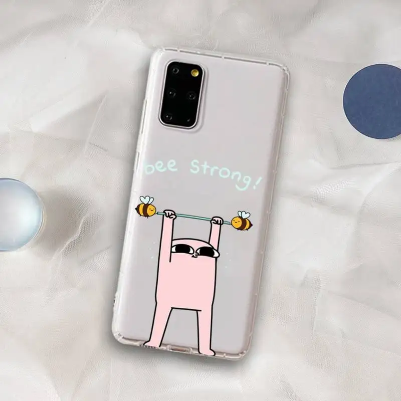 Pink Cartoon Funny big eyes ketnipz Phone Case For Samsung A 10 20 30 50s 70 51 52 71 4g 12 31 21 31 S 20 21 plus Ultra