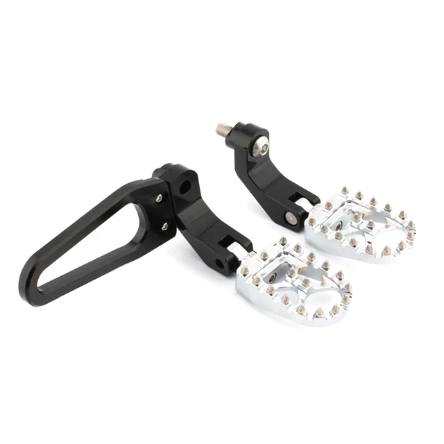 CNC Machining Motorcycle Parts Rear Foot Rests Pedal Passenger Foot Pegs Mounting Kit for b R18
