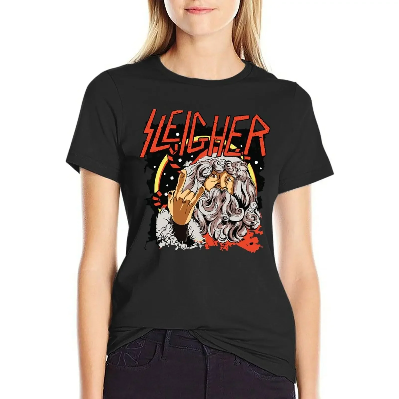 

SLEIGHER T-shirt tops shirts graphic tees tees new edition t shirts for Women