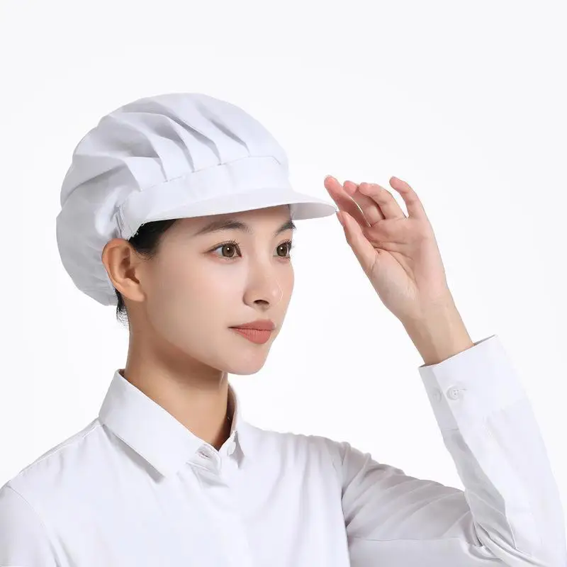 （JYA1）Breathable Work Hair Net Cap Mesh Back Adjustable Elastic Band For Kitchen Food Processing Multiple Colors Available
