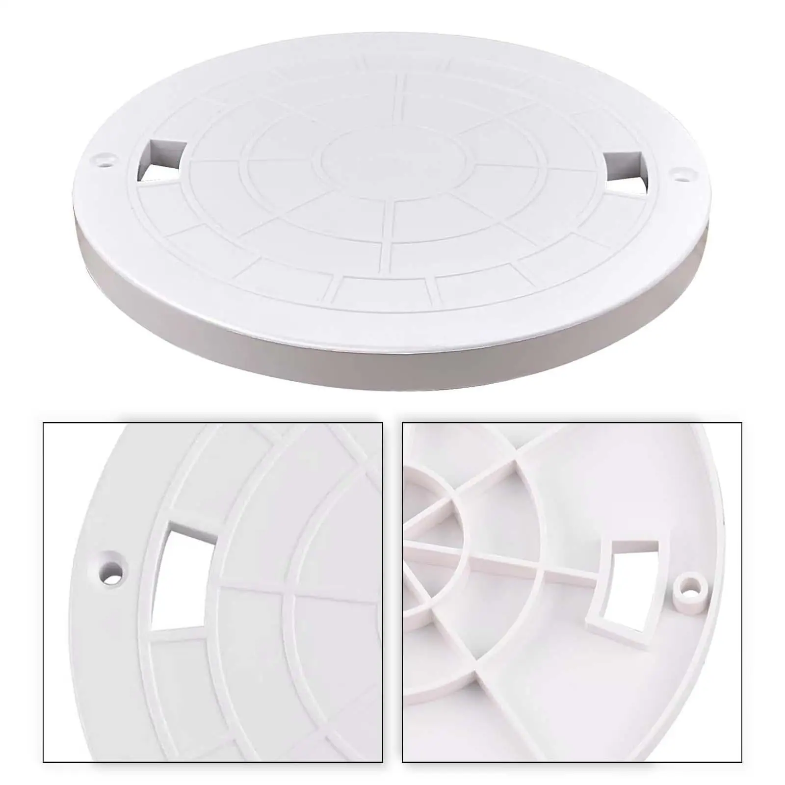

Skimmer Cover Lid 22.2cm Easy Installation White Accessories Skimmer Valve Lid Replacement for SP1075T SP1076 SP1075 SP1077