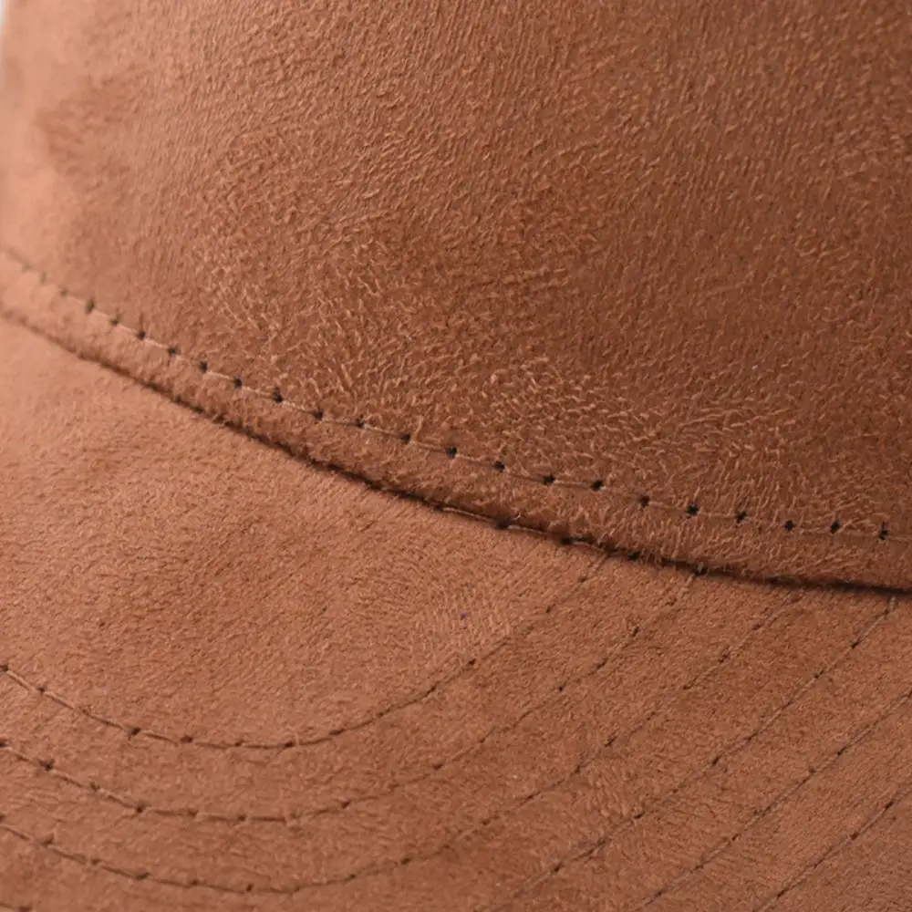 

Fashion Breathable Suede Work Cap Adjustable Hip-hop Trucker Hat Sunscreen Hats For Man Women Unisex